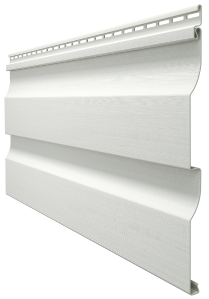 Виниловый сайдинг docke (дёке) - профиль D4,5D, пломбир купить в Пушкино