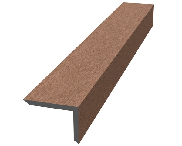 Уголок ДПК для террасной доски NauticPrime, 60x40x2900мм Кедр купить в Пушкино