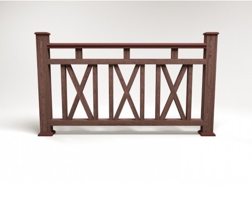 Ограждение из ДПК FG3 шоколад купить в Пушкино