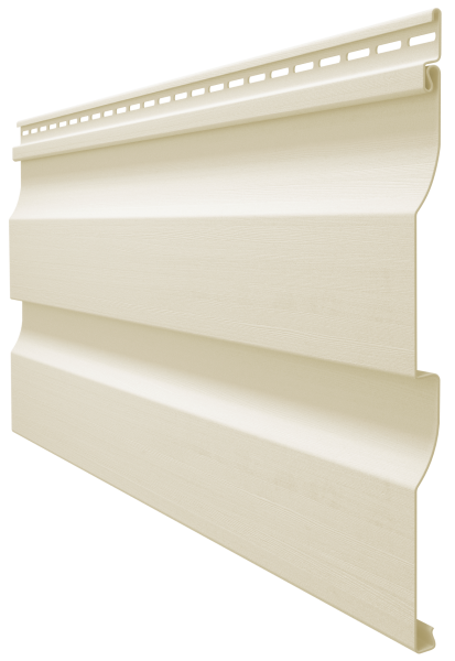 Виниловый сайдинг docke (дёке) - профиль D4,5D, сливки купить в Пушкино