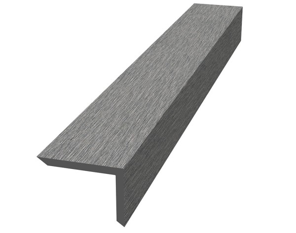 Уголок ДПК для террасной доски NauticPrime, 60x40x2900мм Тёмно-серый купить в Пушкино