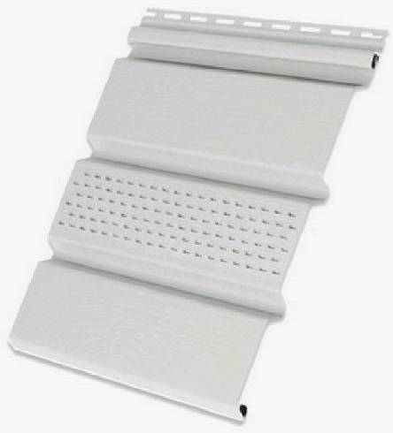 Софит с центральной перфорацией, белый купить в Пушкино