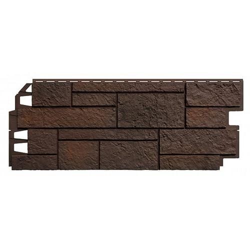 Фасадные панели ТЕХНОНИКОЛЬ Песчаник Тёмно-коричневый купить в Пушкино