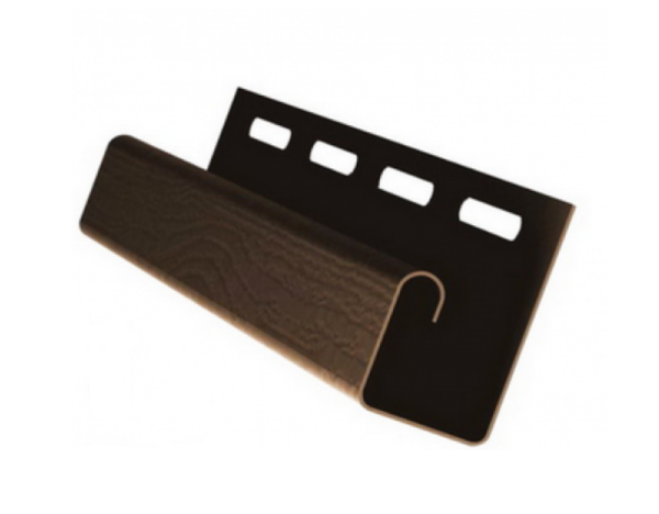 J-профиль для сайдинга, коричневый купить в Пушкино