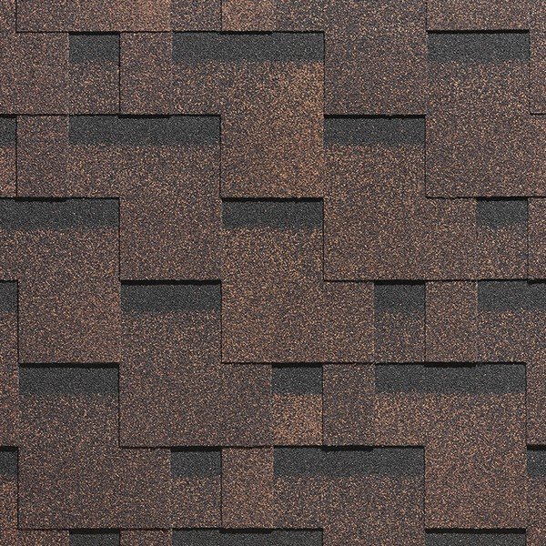 Гибкая черепица Docke, коллекция Тетрис – Коричневый купить в Пушкино