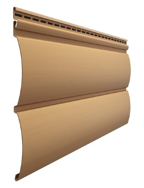 Виниловый сайдинг docke (дёке) - blockhaus D4,7T (под бревно), карамель купить в Пушкино