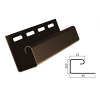 J-профиль, коричневый купить в Пушкино