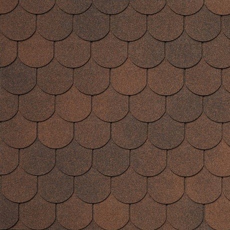 Гибкая черепица Tegola ASSISI marrone 434 купить в Пушкино