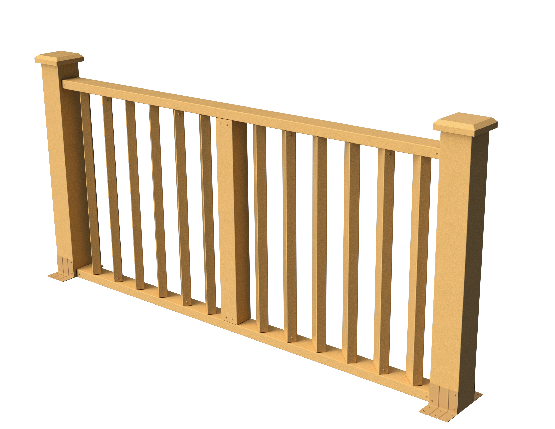 Ограждения декоративное ДПК GRINDERDECO Бруклин песчаник. купить в Пушкино