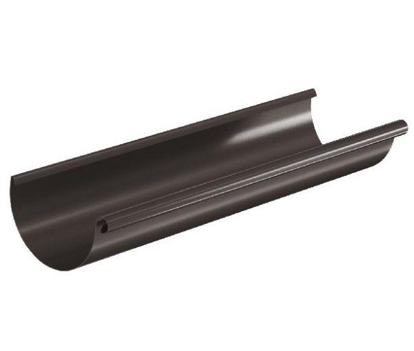 Водосток Aquasistem, система 150/100 - Водосточный желоб 3.00м RR 32 Тёмно-Коричневый купить в Пушкино