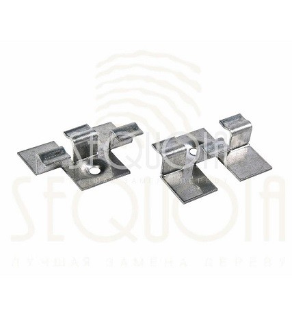 Кляймер рядный для доски террасной SEQUOIA купить в Пушкино