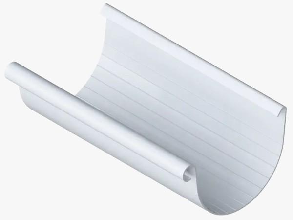 Водосток Альта-Профиль ПВХ – Желоб водосточный 3м (белый) купить в Пушкино