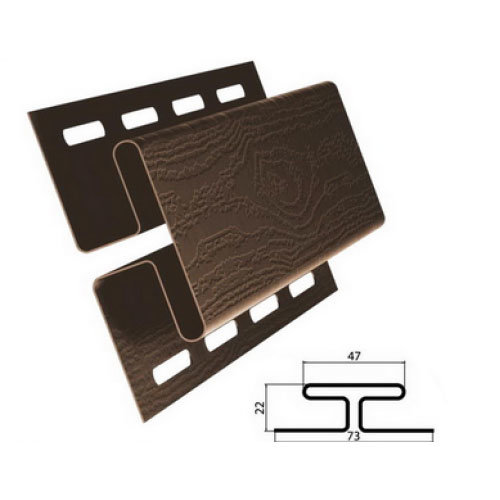 H-профиль, коричневый купить в Пушкино