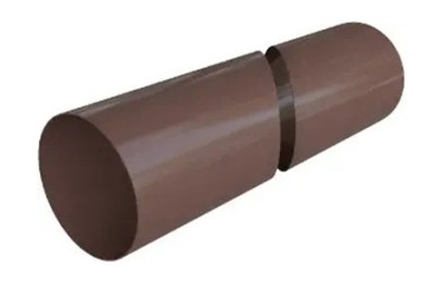 Водосток Альта-Профиль ПВХ – Труба водосточная 4м (коричневый)