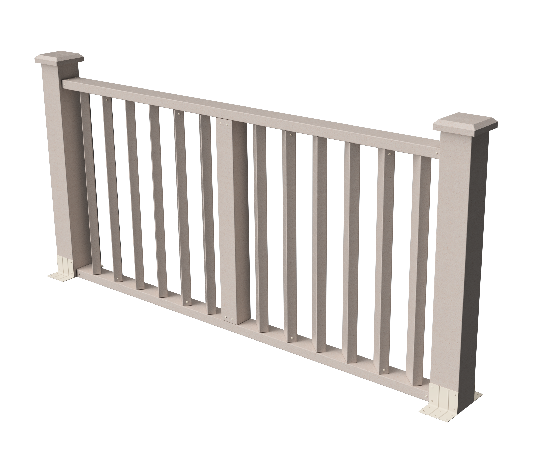 Ограждения декоративное ДПК GRINDERDECO Бруклин выбеленый дуб купить в Пушкино