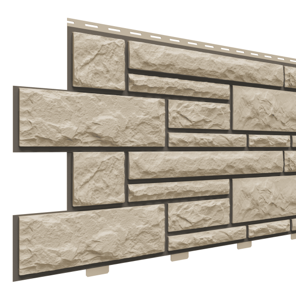 Фасадная панель Доломит, Брусчатка Доломит Сандал (2м) купить в Пушкино