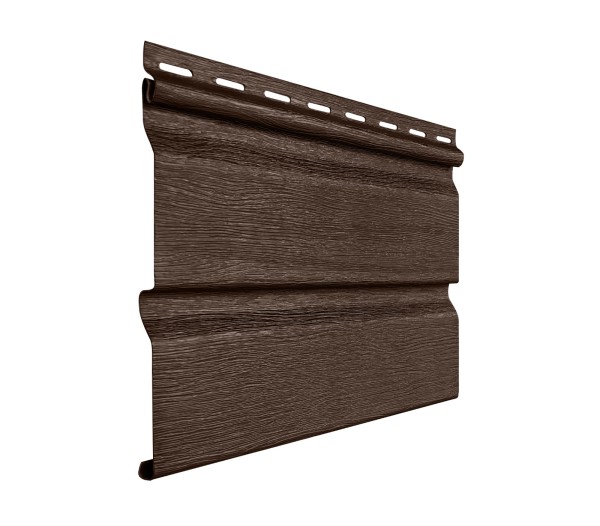 Виниловый сайдинг fineber - "стандарт", коричневый купить в Пушкино