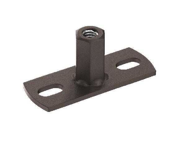 Водосток Aquasistem, Система 150/100 - Держатель для хомута под метиза RR 32 Тёмно-коричневый matt купить в Пушкино