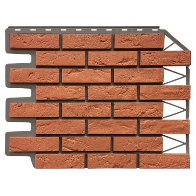 Фасадная панель FineBer, Кирпич Баварский, Терракотовый