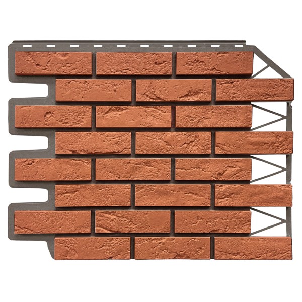 Фасадная панель FineBer, Кирпич Баварский, Терракотовый купить в Пушкино