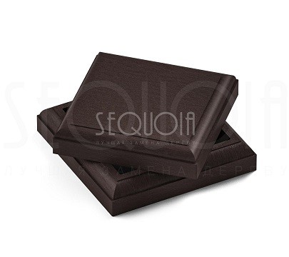 Комплект крышка/юбка для столба SEQUOIA BROWN купить в Пушкино