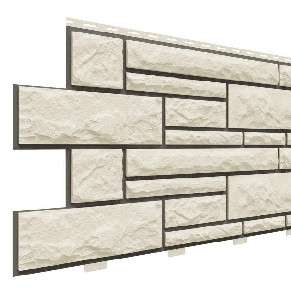 Фасадная панель Доломит, Брусчатка Доломит Слоновая кость (2м) купить в Пушкино