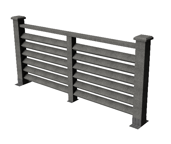 Ограждения декоративное ДПК GRINDERDECO Босфор серый базальт купить в Пушкино