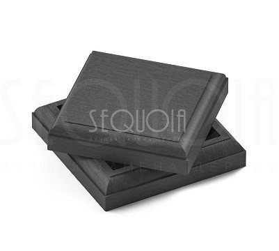 Комплект крышка/юбка для столба SEQUOIA GRAY купить в Пушкино