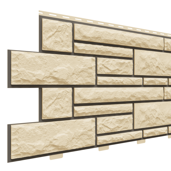 Фасадная панель Доломит, Брусчатка Доломит Шампань (2м) купить в Пушкино