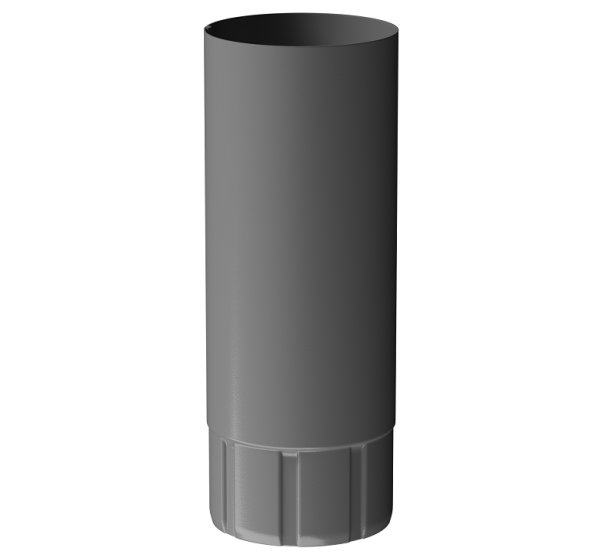 Труба водосточная 3 м D90 Döcke STAL PREMIUM Графит, (RAL 7024) купить в Пушкино