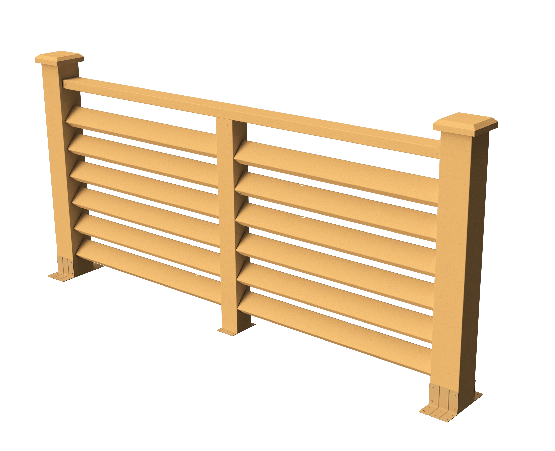 Ограждения декоративное ДПК GRINDERDECO Босфор песчаник купить в Пушкино