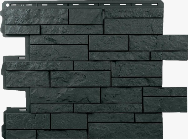 Фасадная панель Альта-Профиль Шотландия Графит купить в Пушкино