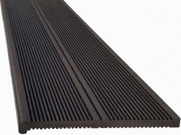 Ступени из ДПК Deckron полнотелая Венге купить в Пушкино