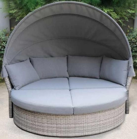 Диван-Трансформер AFINA плетеный из иск. ротанга AFM-325G Grey купить в Пушкино