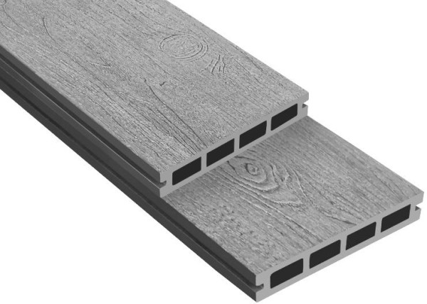 Террасная доска ДПК Outdoor 3D NEVADA/CALIFORNIA серая купить в Пушкино