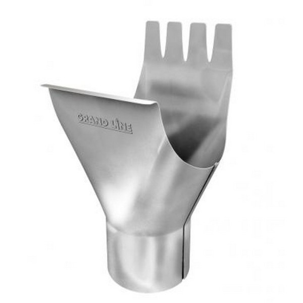 Водосток Grand Line 150x100 – Воронка желоба RAL 9003 купить в Пушкино