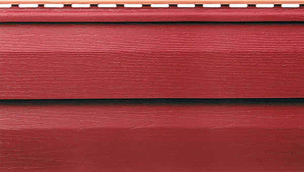 Виниловый сайдинг Канада плюс премиум, красный купить в Пушкино