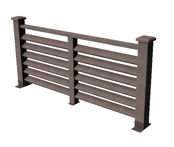 Ограждения декоративное ДПК GRINDERDECO Босфор венге купить в Пушкино