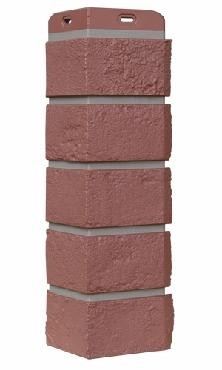 Угол Grand Line состаренный кирпич Элит корица (махагон), ШОВ темно-бежевый купить в Пушкино