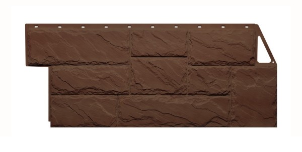 Фасайдинг Серия «Камень крупный» Коричневый купить в Пушкино