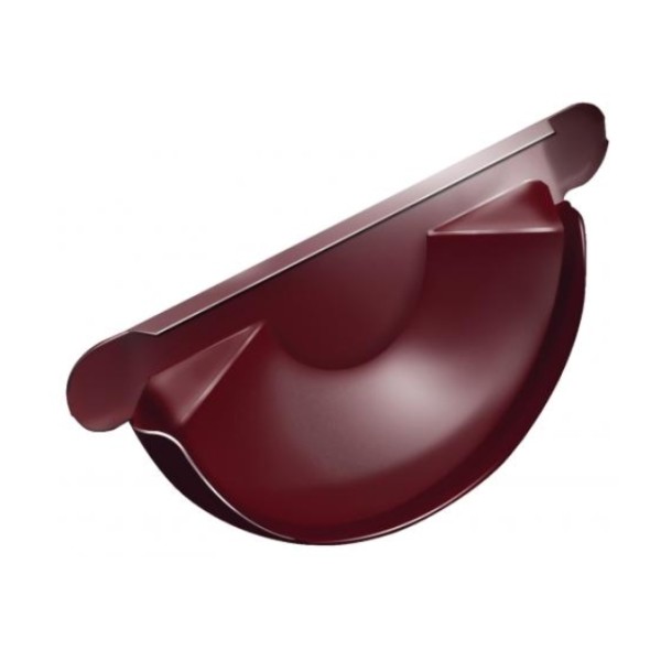 Водосток Grand Line 125x90 – Заглушка желоба RAL 3005 купить в Пушкино