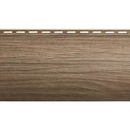 Виниловый сайдинг Люкс Blockhouse BH-01 орех купить в Пушкино