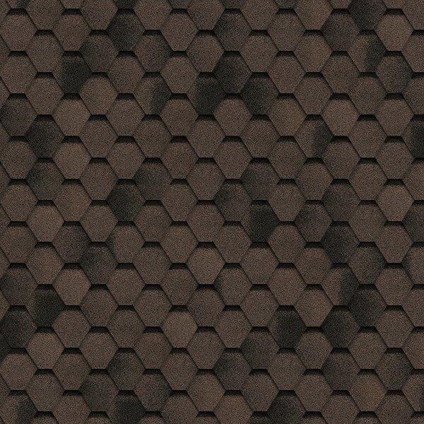 Гибкая черепица Shinglas, серия Финская,коллекция Соната – Коричневый купить в Пушкино