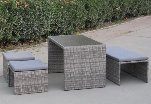 Диван-Трансформер AFINA плетеный из иск. ротанга S330G-W78 Grey купить в Пушкино