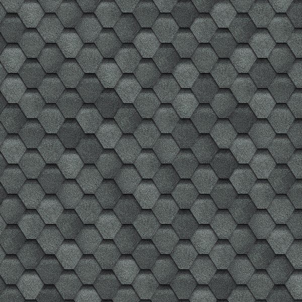 Гибкая черепица Shinglas, серия Финская,коллекция Соната – Серый купить в Пушкино