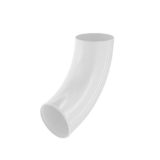 Водосток Aquasistem, система 150x100 - Отвод трубы RR 20 Мраморно-белый купить в Пушкино