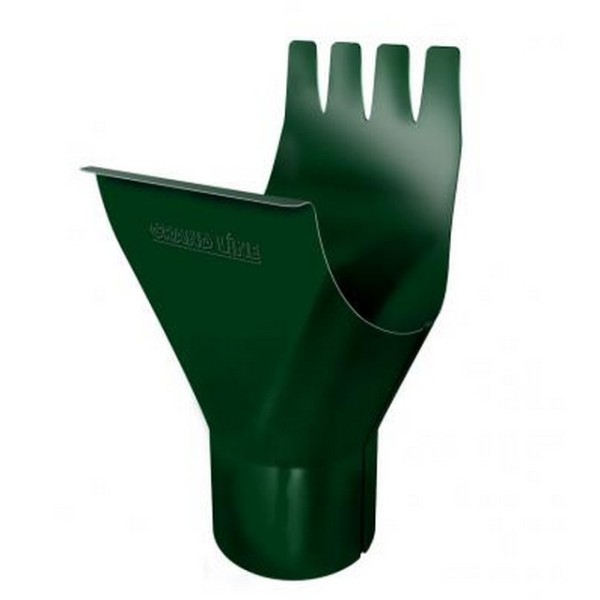 Водосток Grand Line 125x90 – Воронка желоба RAL 6005 купить в Пушкино