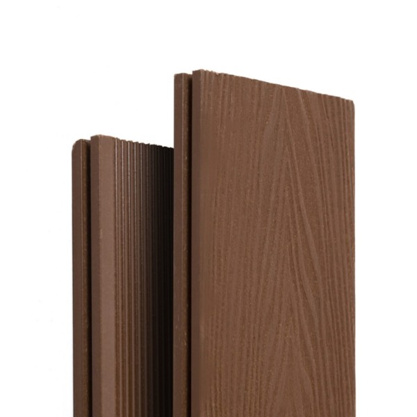 Террасная доска Ecodecking Экстра 3D полнотелая Шоколад купить в Пушкино