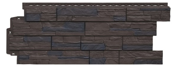 Фасадная панель Grand Line Сланец Элит Орех купить в Пушкино