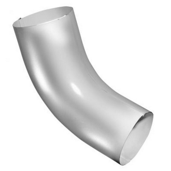 Водосток Grand Line 150x100 – Колено трубы RAL 9003 купить в Пушкино